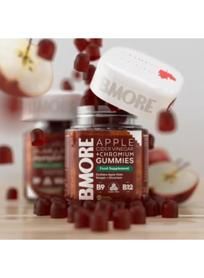 بي مور خل التفاح مع الكروميوم 60 قطعة حلوى عبوتين - Image 3